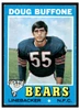 1971 Topps Doug Buffone #126 Low Grade - Creases front of card