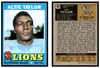 1971 Topps Altie Taylor #62 Rookie Card Low Grade - Creases front and back of card