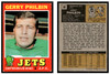 1971 Topps Gerry Philbin #98 Low Grade - Creases front and back of card