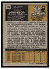 1971 Topps Walter Johnson #104 Low Grade — Example B back of card