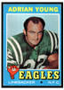 1971 Topps Adrian Young #174 Rick Duncan pictured Rookie Card Low Grade front of card