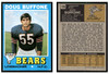 1971 Topps Doug Buffone #126 Low Grade — Example A front and back of card