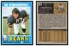 1971 Topps Ed O'Bradovich #78 Low Grade — Example B front and back of card