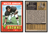 1971 Topps Walter Johnson #104 Low Grade — Example C front and back of card