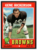 1971 Topps Gene Hickerson #36 HOF Low Grade — Example B front of card