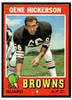 1971 Topps Gene Hickerson #36 HOF Low Grade — Example C front of card