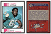 1973 Topps Larry Little #440 HOF Low Grade front and back of card