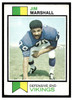 1973 Topps Jim Marshall #406 Low Grade front of card