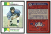 1973 Topps Jim Marshall #406 Low Grade front and back of card