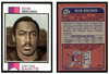 1973 Topps Bob Brown #407 Rookie Card Low Grade front and back of card