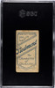 1910 T206 James LaFitte Standing Piedmont 350 SGC 1 back of card