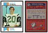 1973 Topps Steve O’Neal #349 Rookie Card Low Grade front and back of card