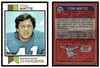 1973 Topps Tom Matte #338 Low Grade — Example B front and back of card