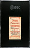 1911 T206 Al Bridwell Portrait, With Cap Sweet Caporal 350-460 SGC 1 back of card 1911 T206 Al Bridwell Portrait, With Cap Sweet Caporal 350-460 SGC 1 back of card