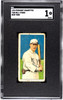 1910 T206 Bill O'hara With Bat Piedmont 350 SGC 1 front of card