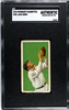 1910 T206 Jack Dunn Fielding Piedmont 350 SGC Authentic front of card