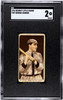 1912 T207 Recruit Little Cigars George McBride Batting SGC 2 front of card