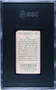 1910 T58 Sovereign Eel Fish Series SGC 1.5 Back of card