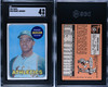 1969 Topps Reggie Jackson #260 SGC 4 front and back of card