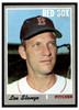 1970 Topps Lee Stange #447 Low Grade front of card