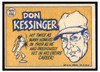 1970 Topps Don Kessinger #456 The Sporting News All-Star Good back of card