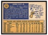 1970 Topps George Scott #385 2019 Heritage 50th Anniversary Buyback Low Grade back of card