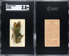 1910 T58 Shark Sweet Caporal Fish Series SGC 2.5 front and back of card