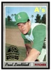 1970 Topps Paul Lindblad #408 2019 Heritage 50th Anniversary Buyback Low Grade front of card