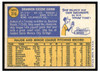 1970 Topps Skip Guinn #316 2019 Heritage 50th Anniversary Buyback Low Grade back of card