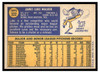 1970 Topps Luke Walker #322 2019 Heritage 50th Anniversary Buyback Low Grade — Example A back of card