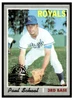1970 Topps Paul Schaal #338 2019 Heritage 50th Anniversary Buyback Low Grade front of card