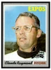 1970 Topps Claude Raymond #268 2019 Heritage 50th Anniversary Buyback Low Grade - Creases front of card