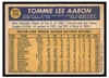 1970 Topps Tommie Aaron #278 Low Grade - Creases back of card