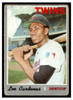 1970 Topps Leo Cardenas #245 Low Grade - Creases front of card