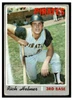 1970 Topps Rich Hebner #264 Low Grade - Creases front of card