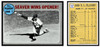 1970 Topps Seaver Wins Opener! #195 N.L. Playoff Game 1 HOF Low Grade front and back of card