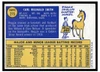 1970 Topps Reggie Smith #215 Low Grade back of card