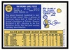1970 Topps Ray Fosse #184 Low Grade back of card