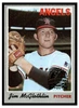 1970 Topps Jim McGlothlin #132 2019 Heritage 50th Anniversary Buyback Low Grade front of card