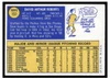 1970 Topps Dave Roberts #151 Low Grade back of card