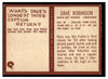 1967 Philadelphia Dave Robinson #80 Rookie Card HOF Low Grade - Creases back of card