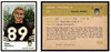 1961 Fleer Gene Prebola #194 Low Grade front and back of card