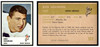1961 Fleer Ken Adamson #151 Low Grade front and back of card