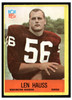1967 Philadelphia Len Hauss #184 Rookie Card Low Grade - Creases front of card