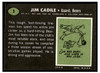 1969 Topps Jim Cadile #3 Rookie Card Low Grade back of card