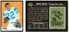 1969 Topps Dick Bass #81 Low Grade front and back of card