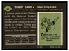 1969 Topps Tommy Davis #22 Low Grade back of card