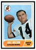1968 Topps Bill Nelsen #189 Low Grade - Creases front of card