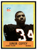 1967 Philadelphia Junior Coffey #2 Rookie Card Low Grade - Creases front of card
