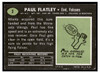 1969 Topps Paul Flatley #2 Low Grade - Creases back of card